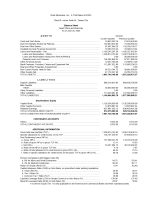 Balance Sheet as of June 2025